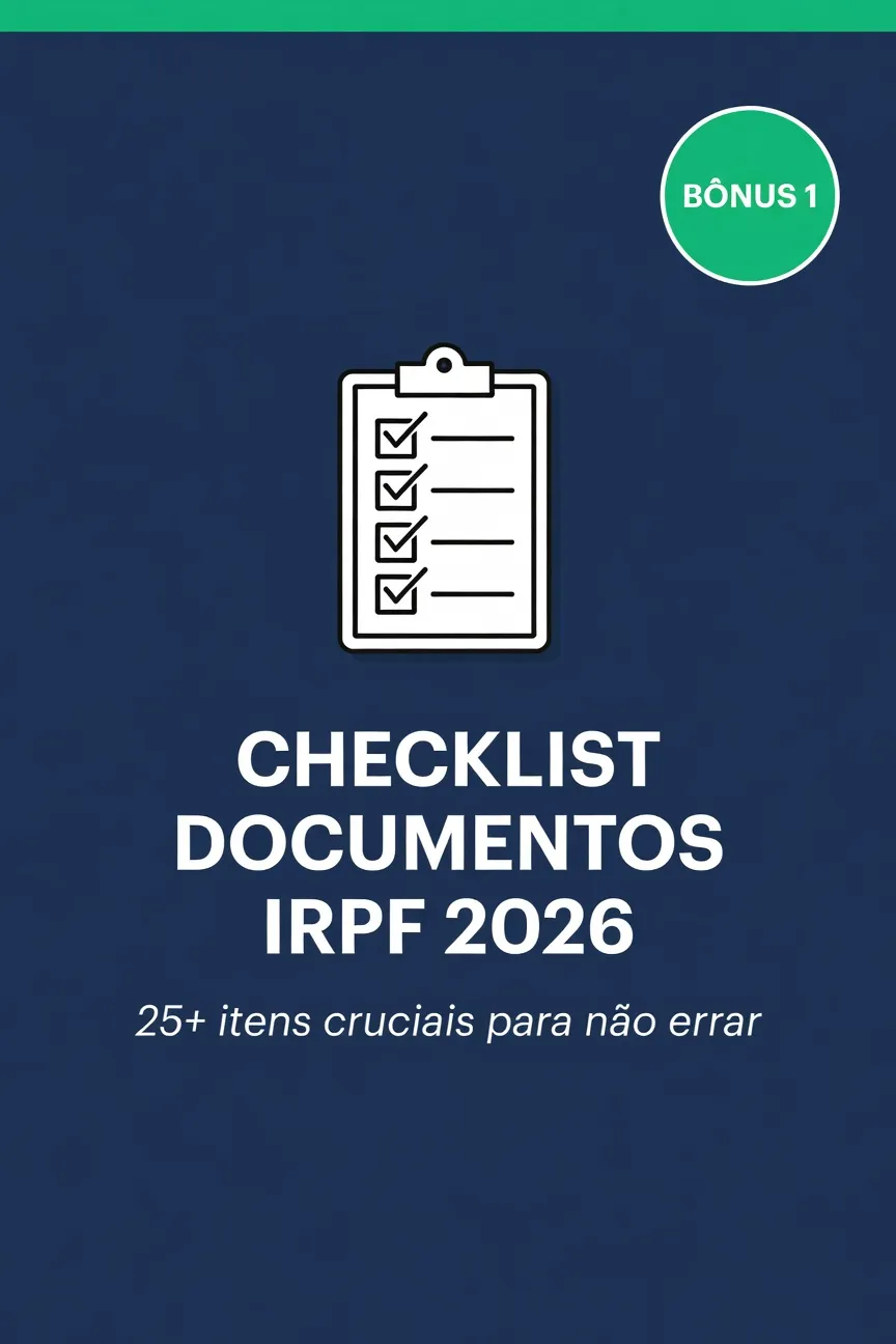 Bônus 1: Checklist completo de documentos para declaração IRPF 2026